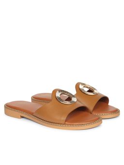 Viviblu - Brown Leather Flats