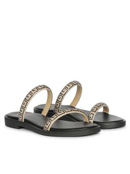 Viviblu - Black Leather Flats