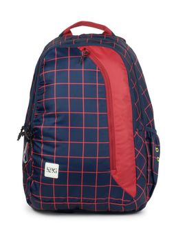 WILDCRAFT - Wiki Pack 3 Checks Unisex Navy Blue Backpack
