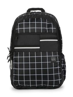 WILDCRAFT - Wiki 4 Checks Unisex Black Backpack