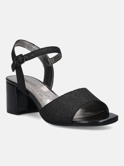 BAGATT - Vanita Black Womens Ankle Strap Heeled Sandals