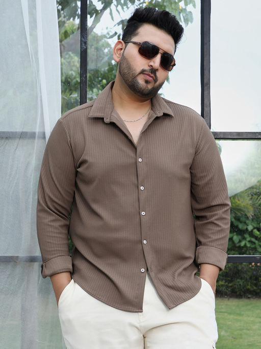 Campus Sutra Casual Shirts Buy Campus Sutra Mens Tan Brown Self