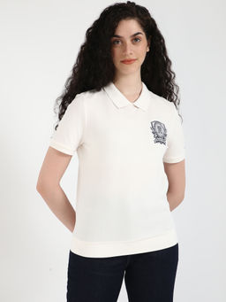 Tommy Hilfiger - Women White Polo T-Shirt