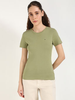 Tommy Hilfiger - Women Olive T-Shirt