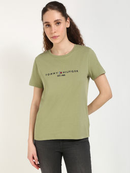 Tommy Hilfiger - Women Olive T-Shirt