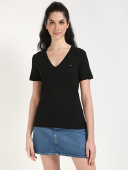 Tommy Hilfiger - Women Black T-Shirt
