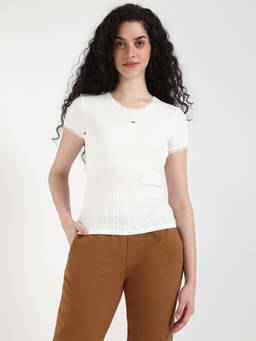 Tommy Hilfiger - Women White T-Shirt