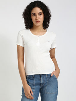 Tommy Hilfiger - Women White T-Shirt