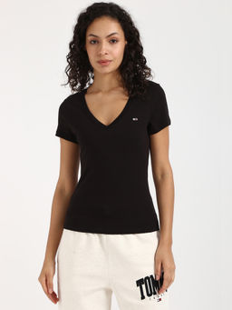 Tommy Hilfiger - Women Black T-Shirt