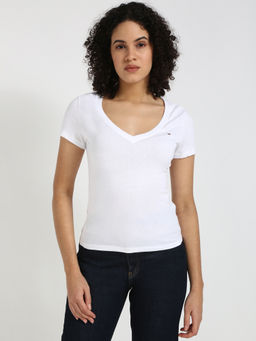 Tommy Hilfiger - Women White T-Shirt