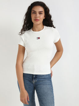 Tommy Hilfiger - Women White T-Shirt
