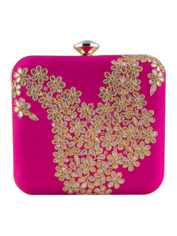 The Purple Sack - Gota Paisley Clutch