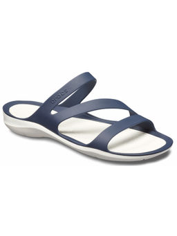 Crocs - Women Swiftwater Collection Sandals Navy Blue & White