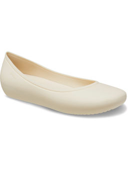 Crocs - Women Brooklyn Stucco Cream Ballerinas