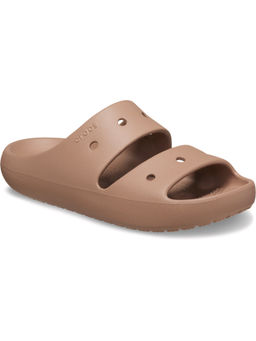 Crocs - Unisex Adult Classic Sliders Latte Brown