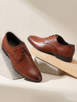 Hush Puppies - Brown Men Formal Lace-Up Derbies