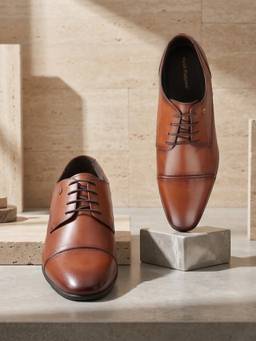 Hush Puppies - Brown Men Formal Lace-Up Derbies
