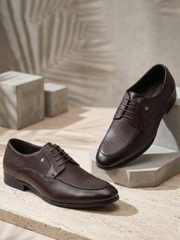 Hush Puppies - Brown Men Formal Lace-Up Derbies