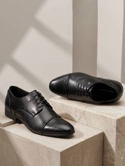 Hush Puppies - Black Men Formal Lace-Up Derbies