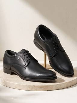 Hush Puppies - Black Men Formal Lace-Up Derbies