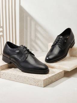 Hush Puppies - Black Men Formal Lace-Up Derbies