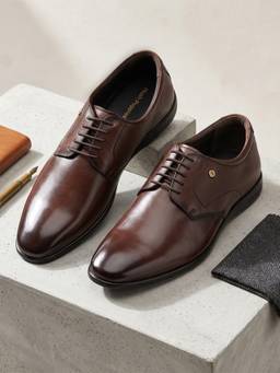Hush Puppies - Brown Men Formal Lace-Up Derbies