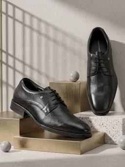 Hush Puppies - Black Men Formal Lace-Up Derbies