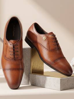 Hush Puppies - Brown Men's Formal Lace-Up Oxfords