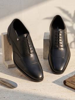 Hush Puppies - Black Men's Formal Lace-Up Oxfords