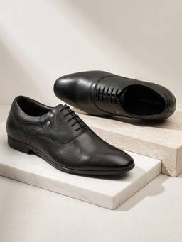 Hush Puppies - Black Men's Formal Lace-Up Oxfords