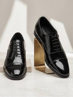 Hush Puppies - Black Men's Formal Lace-Up Oxfords