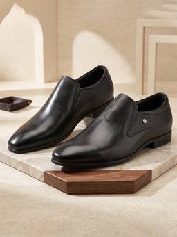 Hush Puppies - Black Men's Elegant Loafers