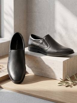Hush Puppies - Black Men's Elegant Loafers