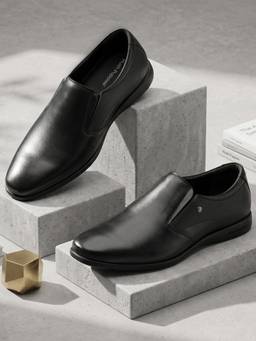 Hush Puppies - Black Men's Elegant Loafers