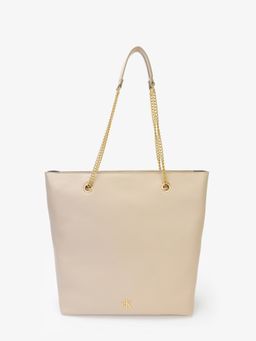 Calvin Klein - Women Beige Polyester Tote Bag