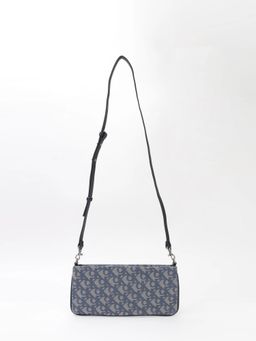 Calvin Klein - Women Blue Polyester Sling Bag with Detachable Strap