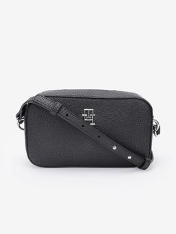 Tommy Hilfiger - Solid Black Pu Sling Bag