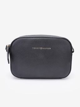 Tommy Hilfiger - Solid Black Pu Crossbody Bag