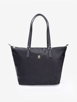 Tommy Hilfiger - Solid Black Nylon Tote Bag