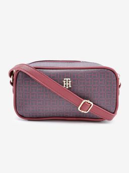 Tommy Hilfiger - Logo Navy Blue Pvc Sling Bag