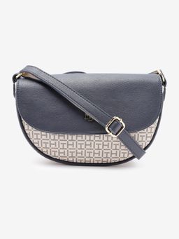 Tommy Hilfiger - Logo Blue Pvc Sling Bag