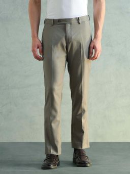 Arrow - Men's Straight Fit Textured Trouser