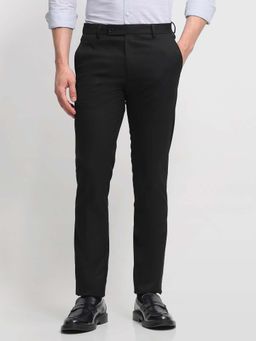 Arrow - Men's Self Design Checked Jackson Super Slim Fit Trouser