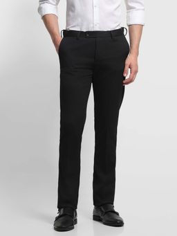 Arrow - Men's Hudson Straight Fit Super Black Trouser