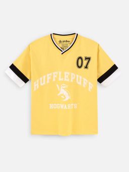 Napchief - Unisex Yellow Harry Potter Hufflepuff T-shirt
