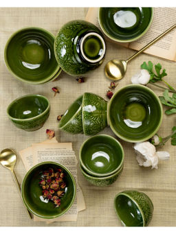 Amalfiee Ceramics - Handmade 4.5 inch Paris Soup Bowls Set of 4