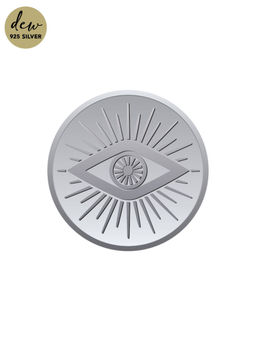 Pipa Bella by Nykaa Fashion - Evil Eye 20GM 999 Purity Silver Coin by Dew