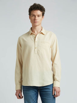 Pepe Jeans - Beige Full Sleeved Shirt