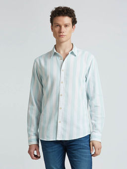 Pepe Jeans - Blue Stripes Full Sleeve Shirt