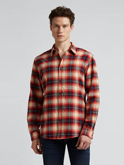 Pepe Jeans - Red Checked Full Sleeved Shirt
